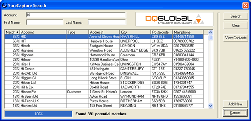 SureCapture for SalesLogix Screenshot